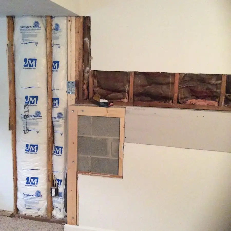 Wall insulation replacement during Structural Drying in Saddlebrooke